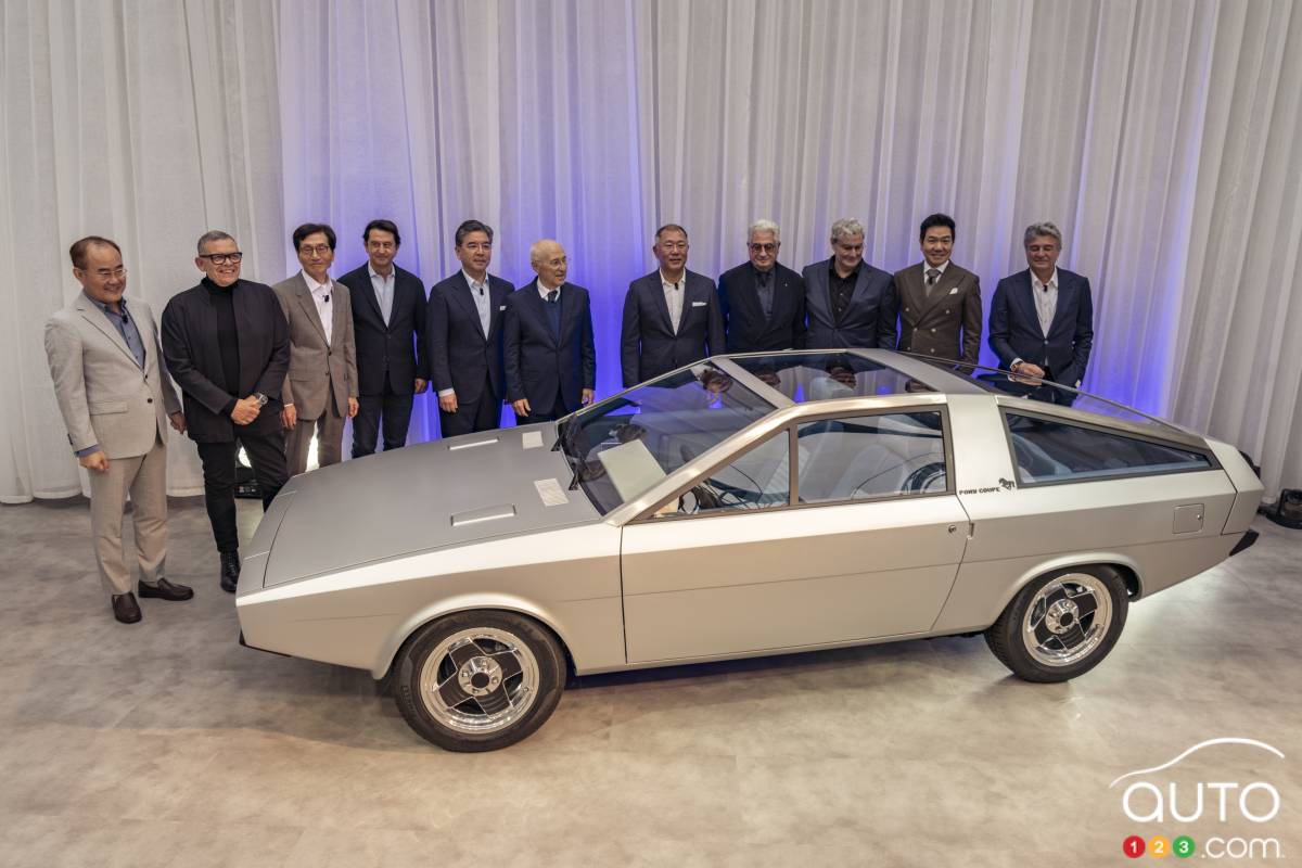 Le concept Hyundai Pony Coupe recréé et présenté au Hyundai Reunion